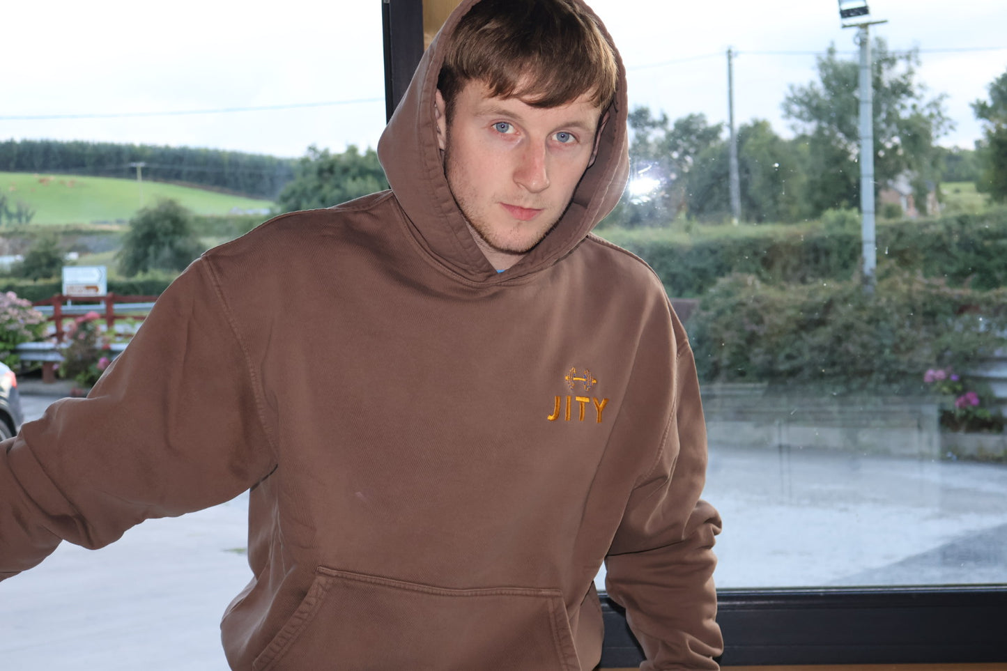 Oversized Brown Hoodie (460 grams)